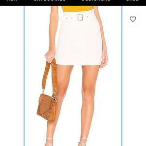 Revolve white pencil skirt